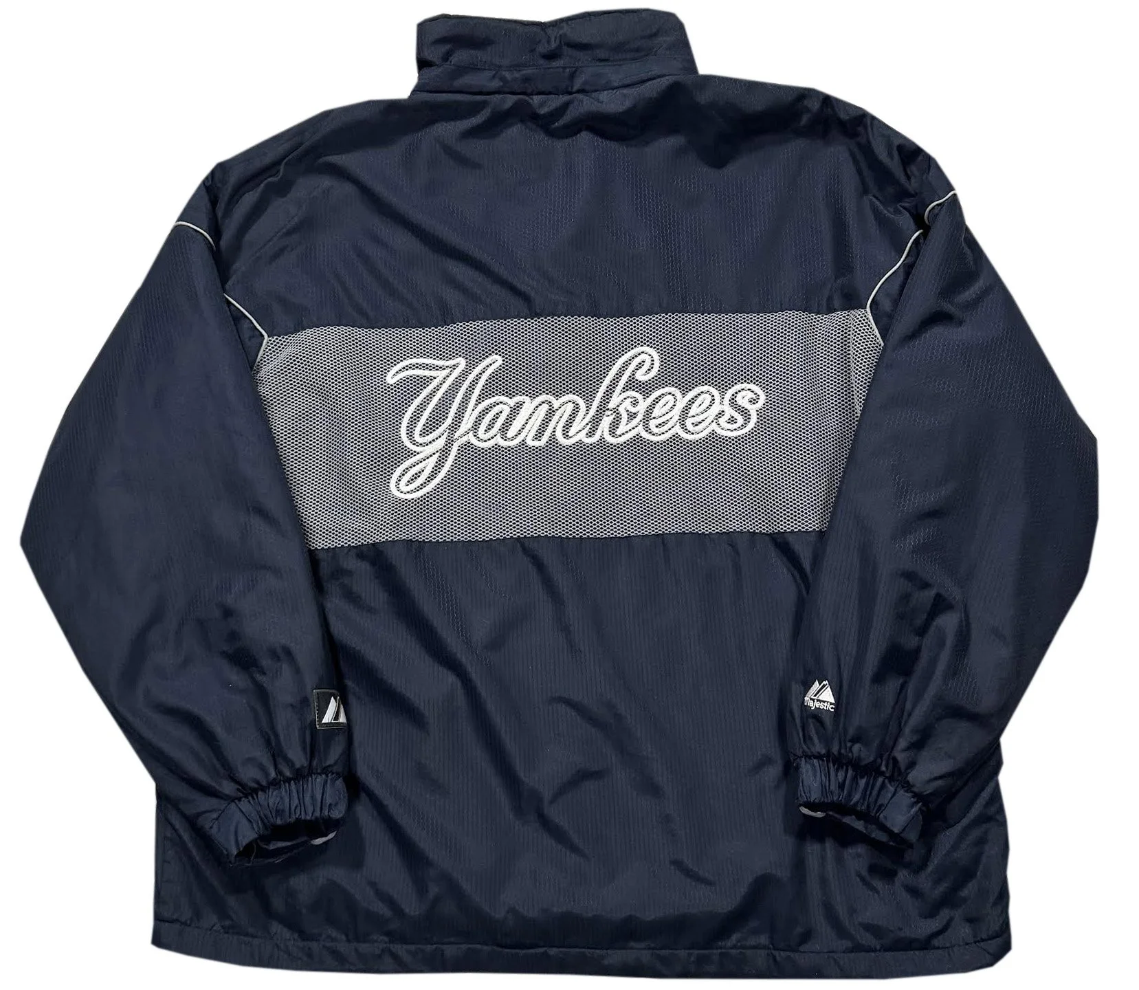Vintage Majestic New York Yankees Fleece Lined Jacket (Size XL